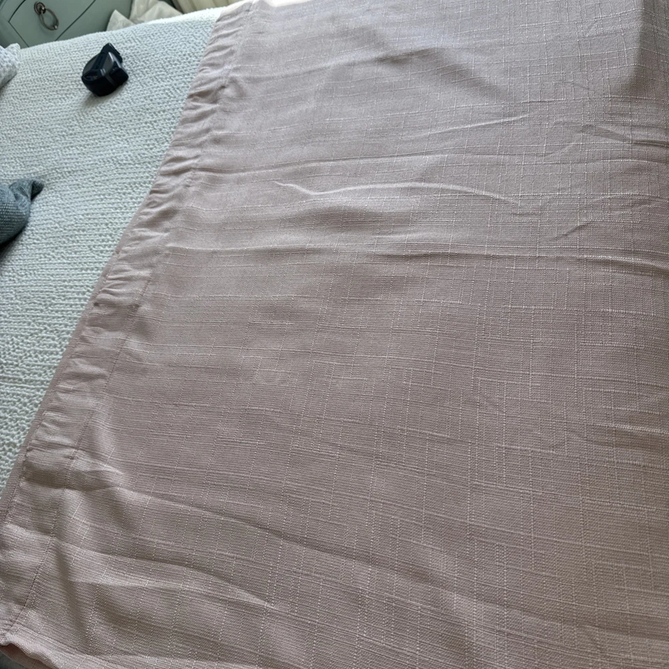 8 льняных занавесок Ralph Lauren Maceio шторы 54 x 96 дюймов розовые персиковые. - Изображение 4 из 4