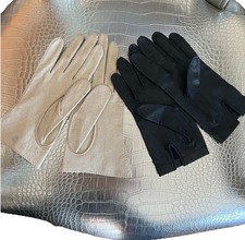 Two Pair Leather Driving Gloves Size 7 Small