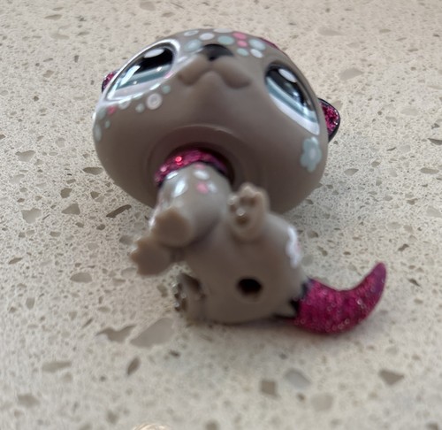 Littlest Pet Shop LPS Otter # 2152 Shimmer 'n Shine Pets ~ autentico ~ 2009 - Foto 2 di 4