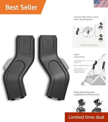 Maxi-Cosi & Nuna Car Seat Adapter for Vista, Cruz Strollers - Quick & Secure Fit