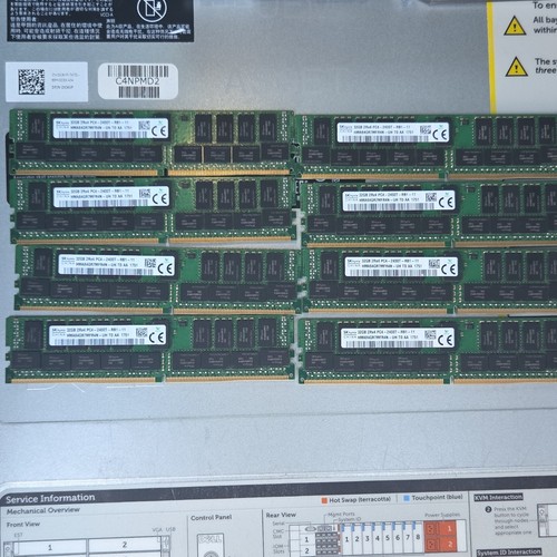 SK hynix 256GB (8x32GB) DDR4 RDIMM ECC Registered PC4-2400T HMA84GR7MFR4N-UH