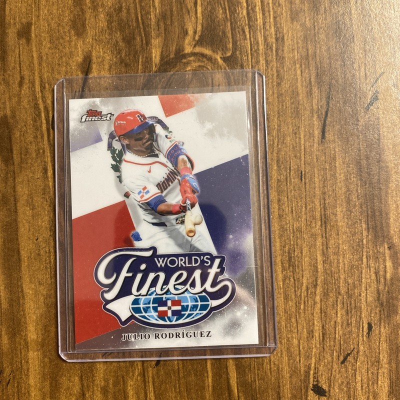 JULIO RODRIGUEZ 2026 Topps Finest World’s Finest  Dominican Republic 