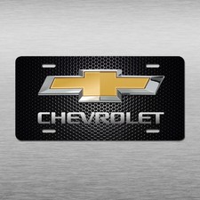Black Chevrolet Tahoe Silverado Vehicle License Plate Art Novelty Car Auto Tag