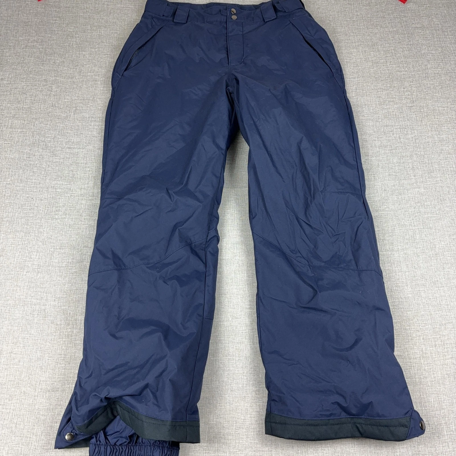 Columbia Pants Mens 34x32 Blue Snow Pants Omni-Tech Waterproof Insulated L