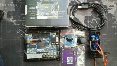 Terasic DE10-Lite FPGA Robotics & Vision - MSOE Kit w/ Camera, Joystick, 3 Servo