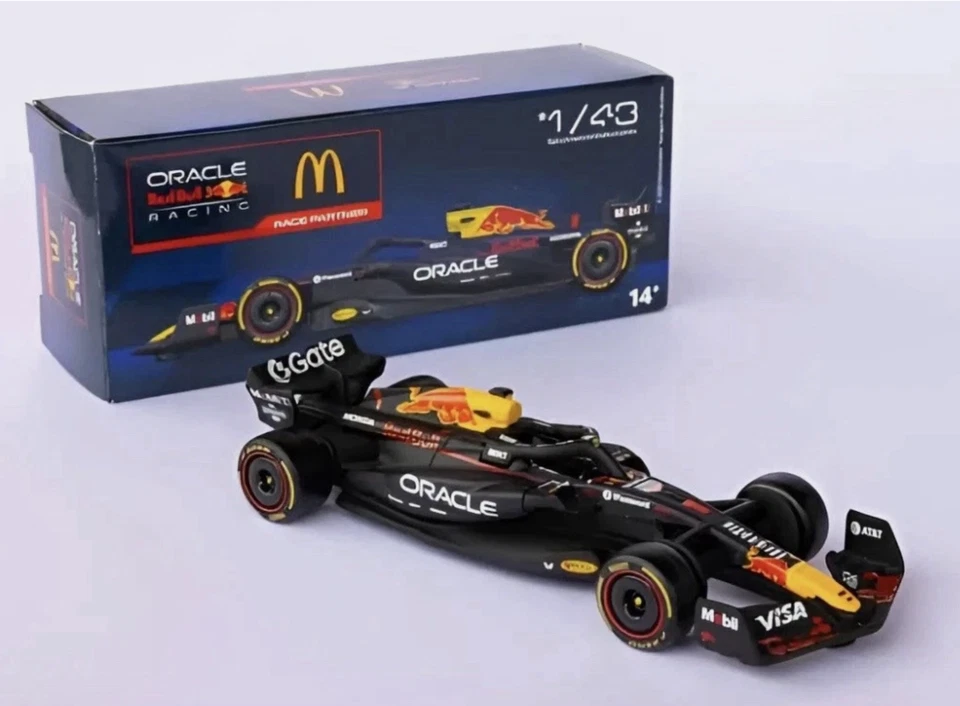 Coche McDonalds - Max Verstappen 1/43 F1 Fórmula 1 Red Bull 2025 exclusivo Foto 3 de 3