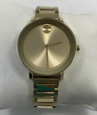 Movado Bold Evolution Quartz Gold Tone Stainless Steel Ladies Watch 3600822
