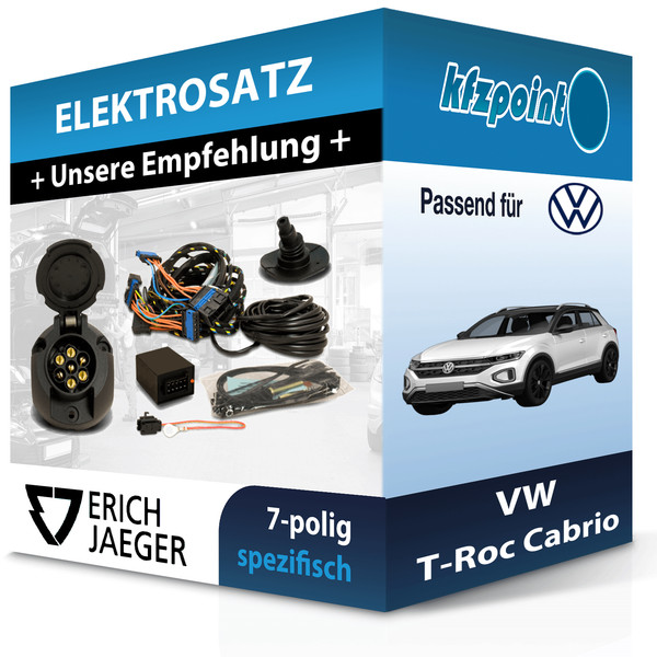 FüR Vw T-Roc Cabrio 03.2020-Jetzt Jaeger E-Satz 7Polig Fahrzeugspezifisch Neu-image