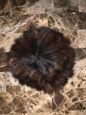 Vintage Gwenn Pennington Exclusive Mink Fur Pill Box Hat Excellent Condition 23”