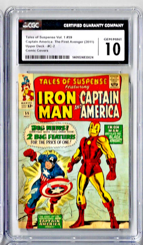 2011 Captain America The First Avenger Iron Man Comic Cover CGC 10