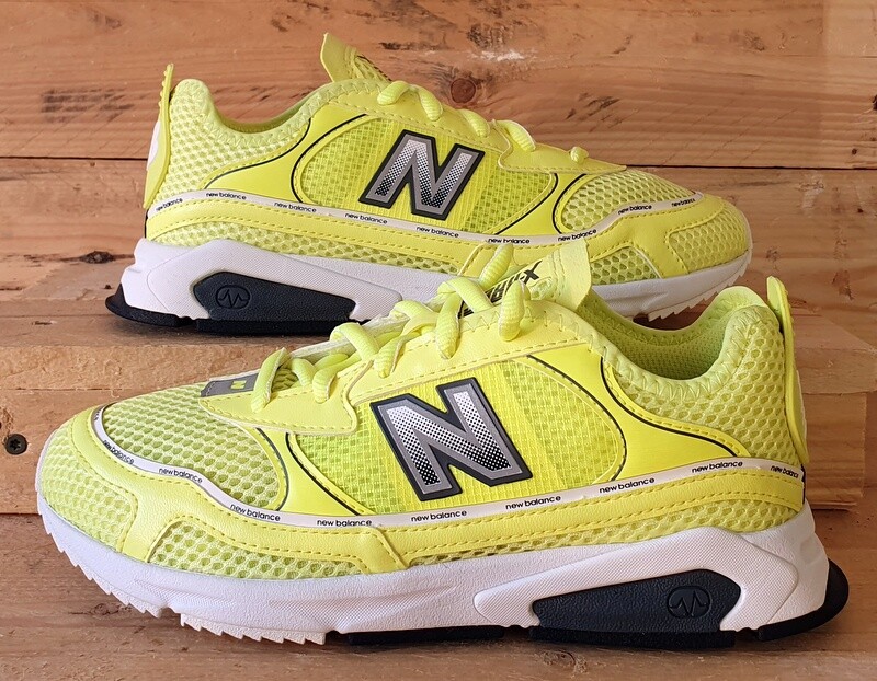 New Balance X-Racer Low Textile Trainers WSXRCHKC Neon  Yellow