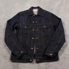 The Unbranded Brand UB901 Selvedge Denim Jacket Mens Size Small Heavyweight