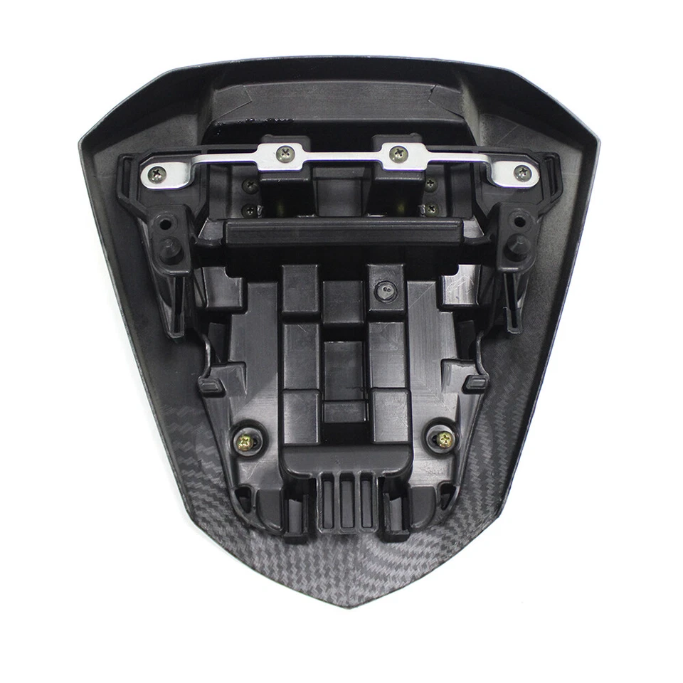 Cubierta de asiento trasero para motocicleta Yamaha YZF R6 2008-2016 aspecto de fibra de carbono Foto 4 de 4