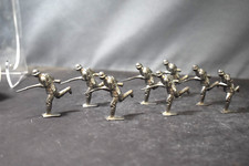 Vintage Lot of Eight Lead Soldiers, static rifles, Possible WWI, 2 " tall.