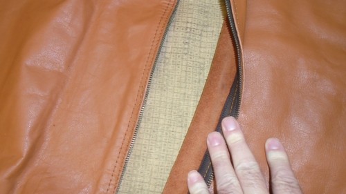 Leather Garment Bag Brown Tan Hanging Vintage EXCELLENT Top Quality - Picture 9 of 11