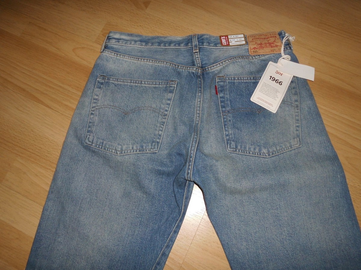 Levis 501 XX Jeans 1966 Vintage W34 / L32 Levi`s 66501-0133 rote