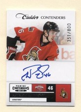 2011-12 Panini Contenders Patrick Wiercioch Autograph Rookie (Senators) #ed