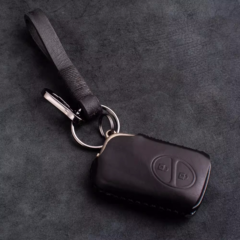 Onto Portachiavi In Pelle Bovina Per Lexus – Custodia Per Chiave Smart (3/4 Pulsanti), Modelli GS300, RX350, IS350, LX570