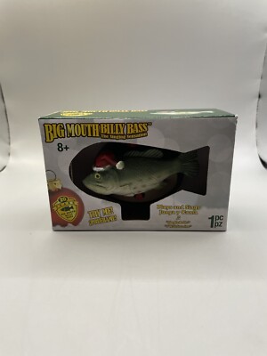 Décoration De Noël Big Mouth Billy Bass Mini - Chante 'Je Survivrai' (I Will Survive) NEUF
