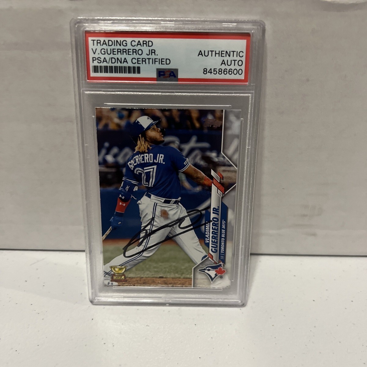 Vladimir Guerrero Jr. Autographed Signed 2020 Topps ASR Card #182