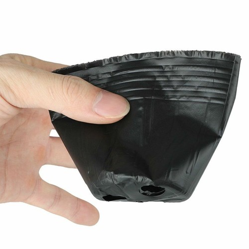 100Pcs Nursery Pots Outdoor Vegetable Flower Plant Plastic Pot Garden Plastic US - Picture 7 of 12