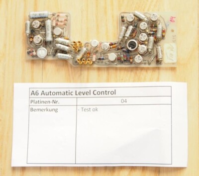1 x NAGRA A 6 Board ''Automatic Level Control'' SNS /SNN Serviced & Checked ! # 3