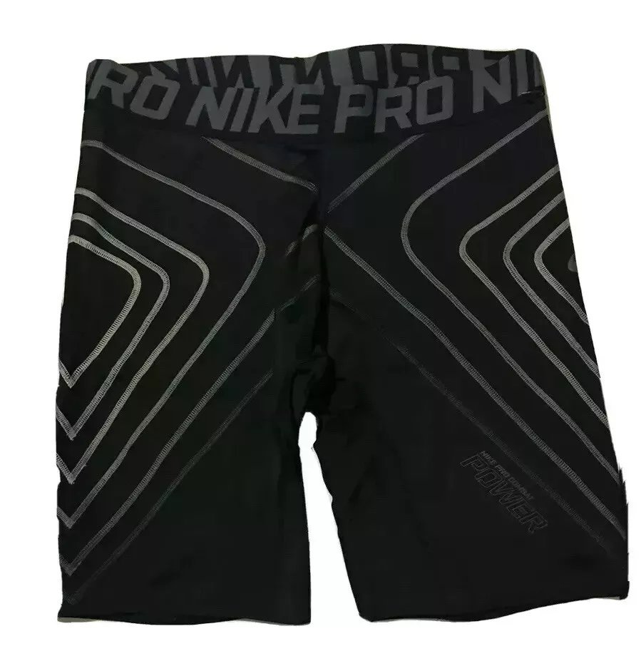 Nike Pro Combat Power Hyperstrong Compression Shorts Men Black 3XL NWOT