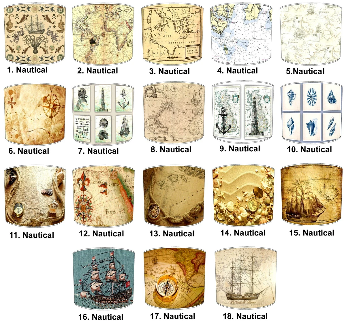 Nautical lamp shades deals