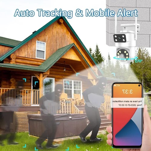 Tuya 4K 8MP Smart WIFI Camera Ai Human Auto Tracking Outdoor PIR Human Detection - Picture 4 of 25
