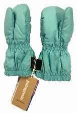 NEW Patagonia Baby Puff Mittens - Infants Newborns 0-3 months Teal Retail $45