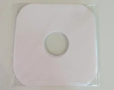 25 Paper Record Inner Sleeves Round Corners with Hole for 12" Vinyl 33 RPM