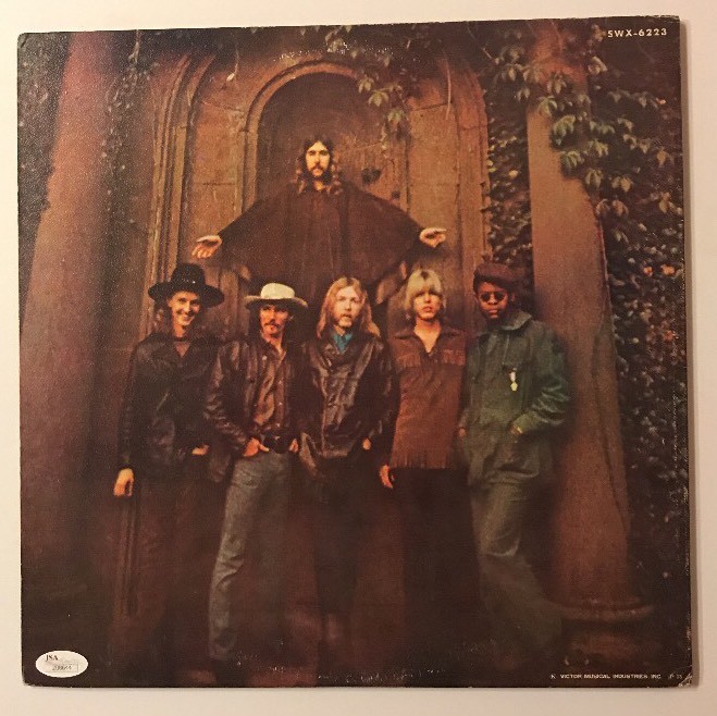 The Allman Brothers Signed X4 Self Titled Album Vinyl LP JSA
