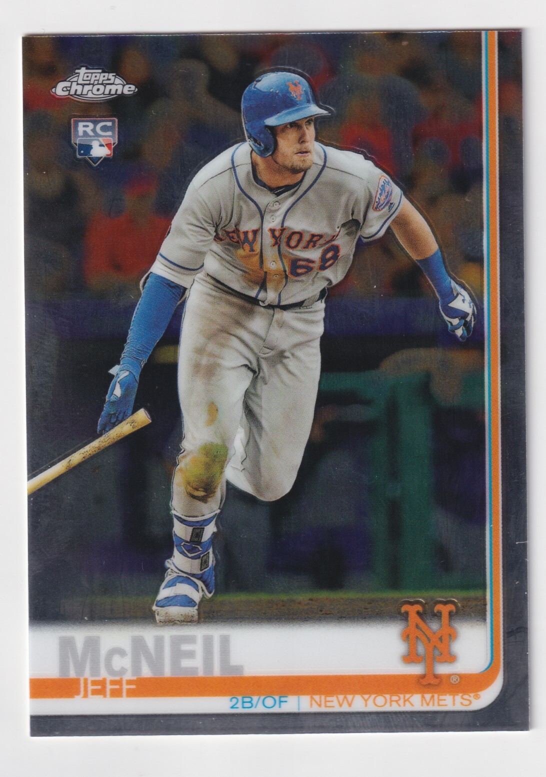 Jeff McNeil 2019 Topps Chrome Rookie Card #152 Ny Mets