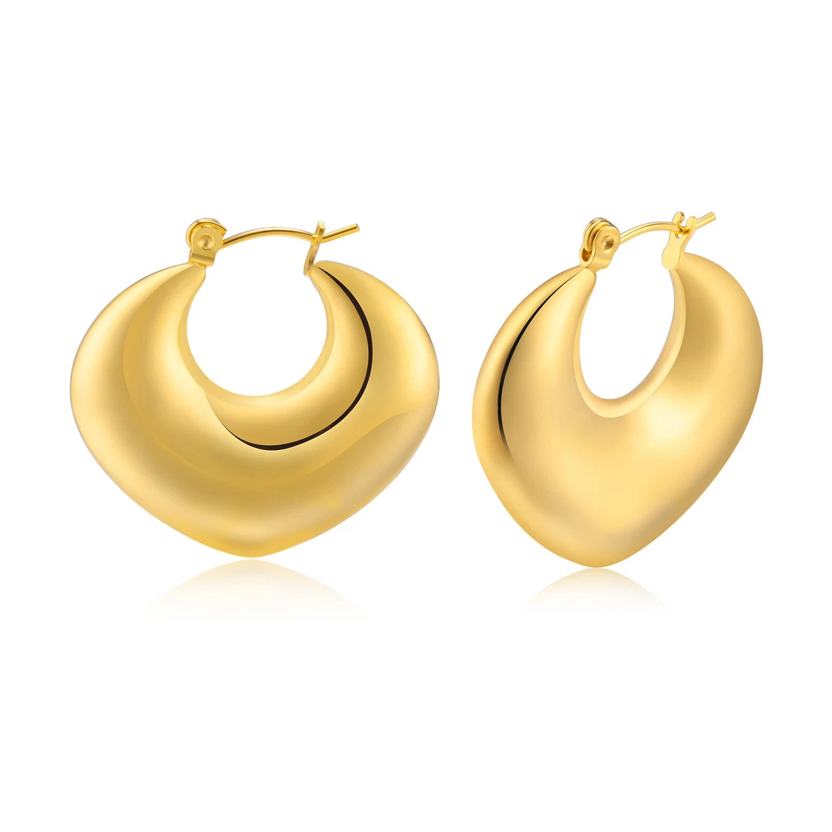 Women's heart earrings online
