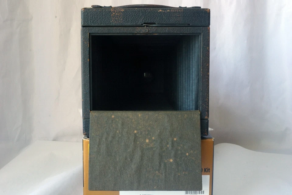 De colección 1901 Gundlach Optical Korona II, Placa Seca 5x7 Cámara Fuelle Rojo Cámara Foto 4 de 4