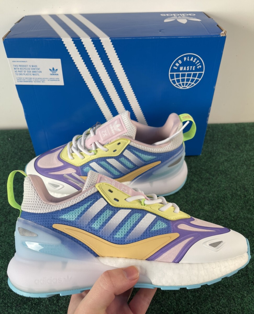 Kids Adidas ZX 2K Boost 2.0 J Multicolor sz 5.5 | eBay