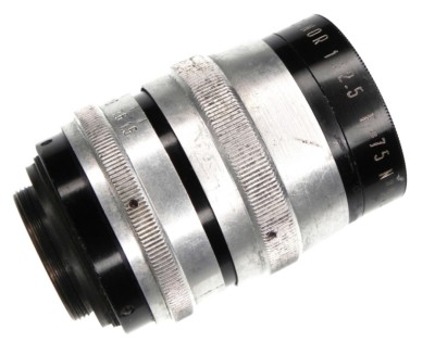 Objectif Som Berthiot Télé Cinor 75mm F/2.5 Monture C - Vintage Occasion