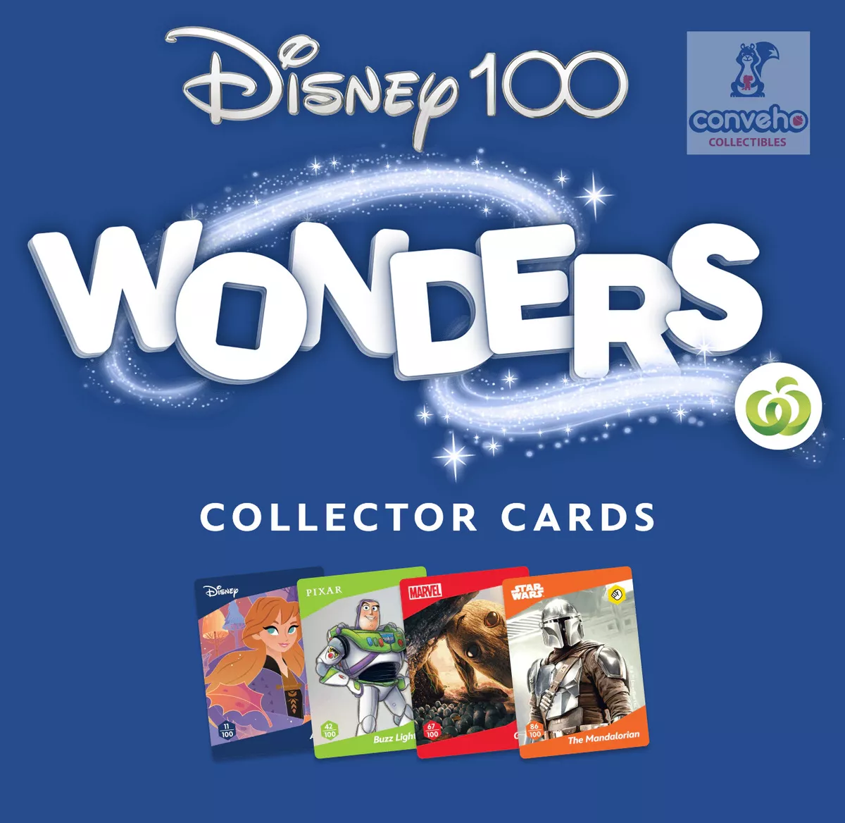 Disney 100 Wonders Woolies Cards (Drops Of Missing Fun, 54 OFF