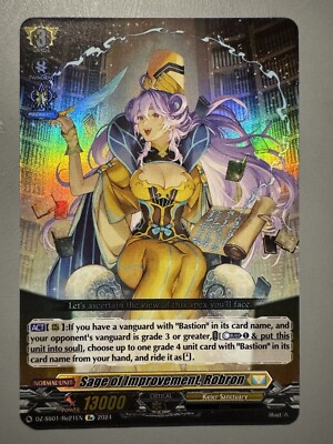 CARDFIGHT VANGUARD SAGE OF IMPROVEMENT ROBRON KETER SANCTUARY DZ-SS01/RE21EN RE