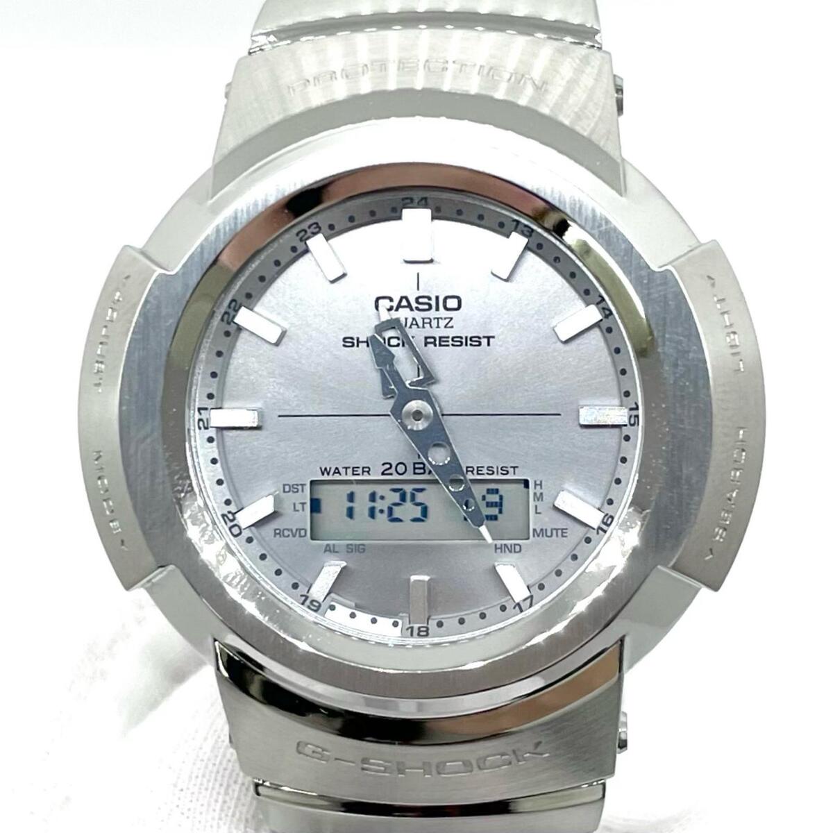 CASIO G-SHOCK AWM-500D-1A8JF FULLMETAL Wrist Watch Silver CASIO G-SHOCK AWM-500D-1A8JF FULLMETAL Wrist Watch Silver