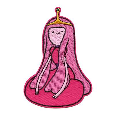 Adventure Time Princess Bubblegum Sitting Patch Cartoon Network Animation Embroi
