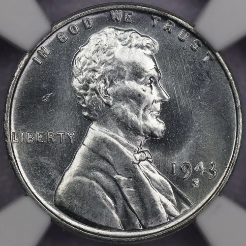 1943-S 1c Lincoln Wheat Cent NGC MS 65* STAR