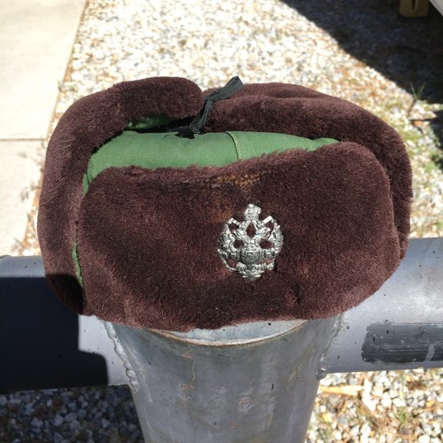 Vintage~Soviet Union~Ushanka~USSR~Tsar 
