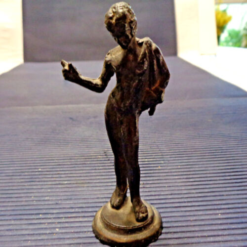 DAVID Petite Sculpture Reproduction Bronze Beaux Détails 10 x4,5 x3,5 Cm 116 Grs - Photo 1/6