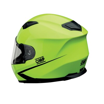 CASCO OMP INTEGRALE DA KART CIRCUIT EVO FLUO