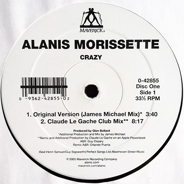 Alanis Morissette/Crazyレコード2x12\
