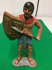 Louis Marx 1963 Egyptian 5.5" Warriors of the World Plastic Figures HTF Rare