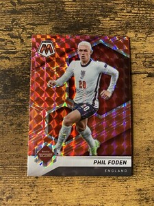 2021-22 Panini Mosaic FIFA Road to World Cup Phil Foden Red England #39