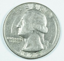 Moneda Estados Unidos Quarter Dollar 1972 D | World Coins USA