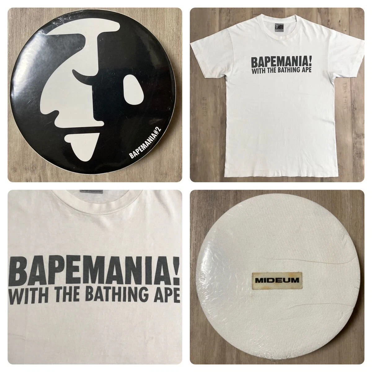 BAPE MANIA compression T-shirt a bathing ape vintage NIGO Size M